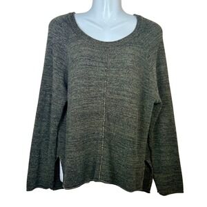 Cotton On Olive Green Textured Knit Sweater Long Sleeve Casual Women's Medium